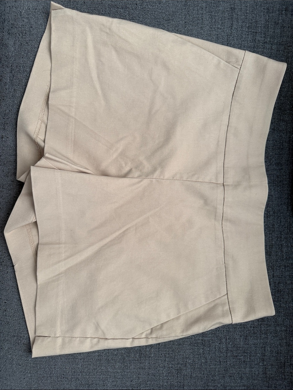 New York & Company Beige Pull-on Shorts